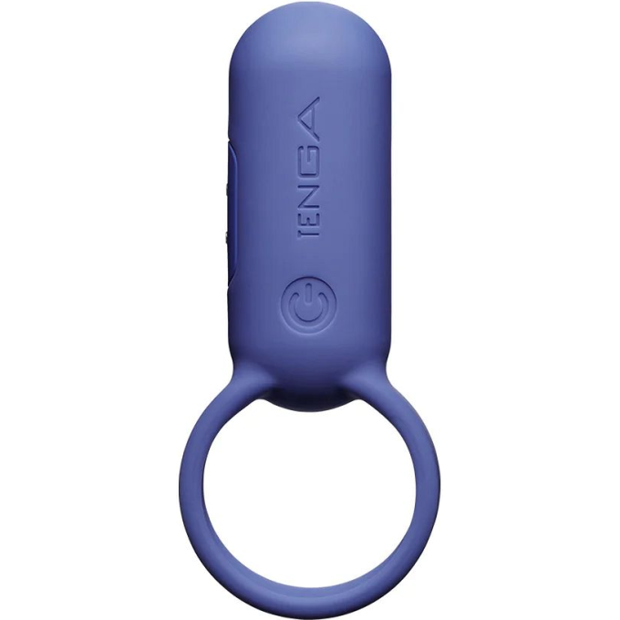 Эрекционное кольцо TENGA PAIRING с вибрацией, индиго TSV-102